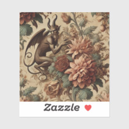 Prince of Lurass - Gothic Blommigt Pillow Klistermärken