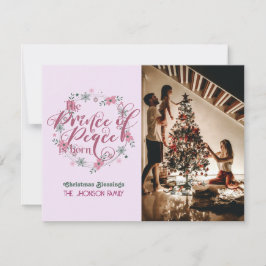 Prince of Peace Christian julkort
