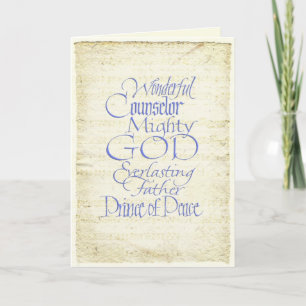 Prince of Peace Helgkort