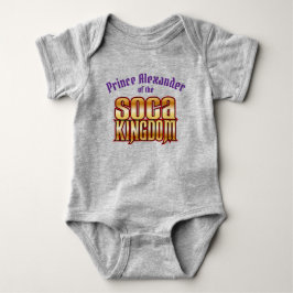 Prince of the Soca Kingdom with Child's Namn Tee Shirt