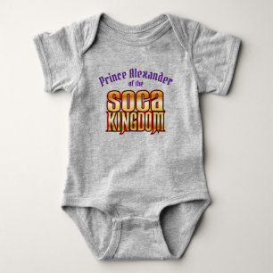 Prince of the Soca Kingdom with Child's Namn Tee Shirt