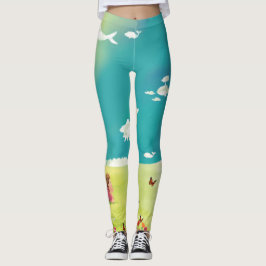 PRINCE OF WHALES WHALE WATCHING Legings Leggings