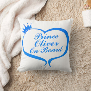 "Prince On Board" Kudde