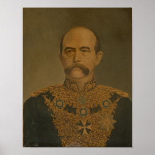 Prince Otto von Bismarck i diplomatens Uniform Poster
