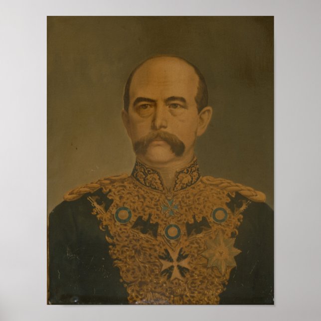 Prince Otto von Bismarck i diplomatens Uniform Poster (Framsidan)