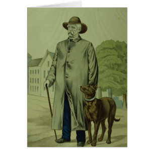 Prince Otto Von Bismarck i Friedrichsruh Hälsningskort