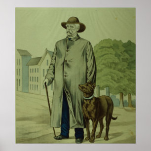 Prince Otto Von Bismarck i Friedrichsruh Poster