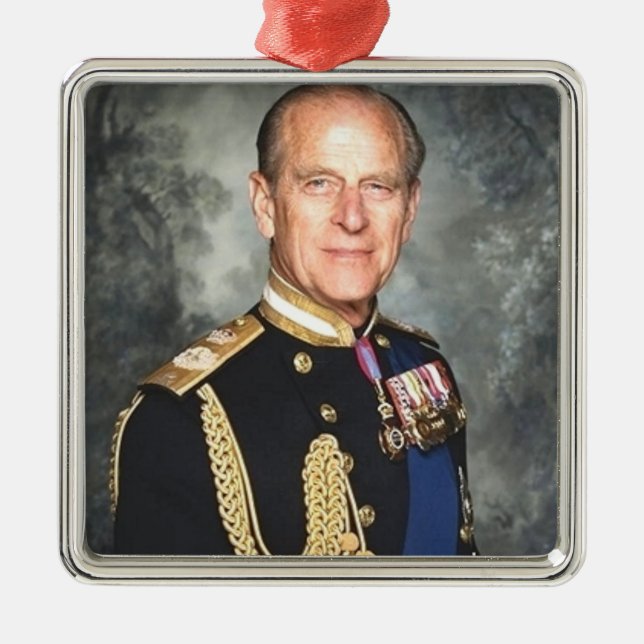 Prince Philip Julgransprydnad Metall (Framsidan)