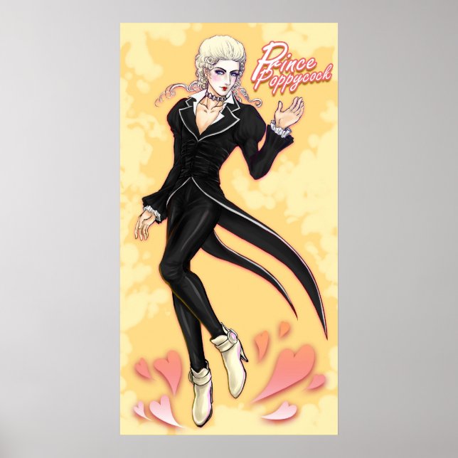 Prince Poppycock Tuxedo Poster (Framsidan)
