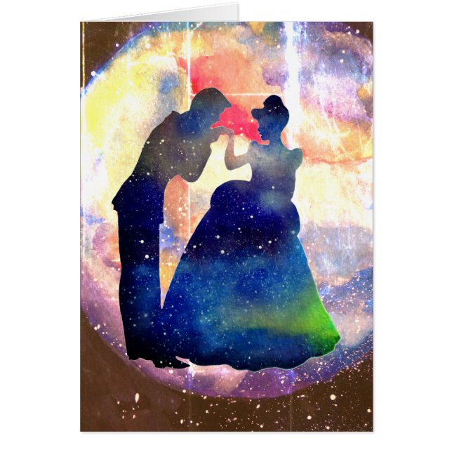 Prince Princess kärlek Greeting Card, Standard Hälsningskort (Framsidan)