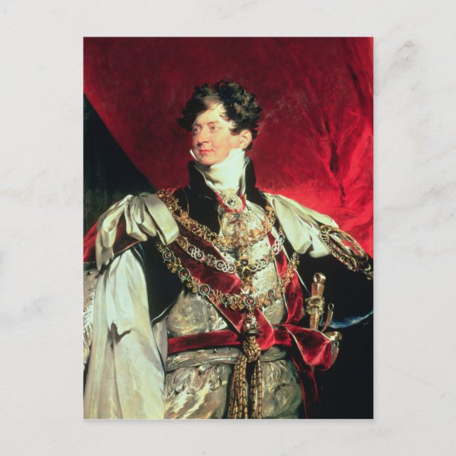 Prince Regent, senare George IV 2 Vykort (Framsida)
