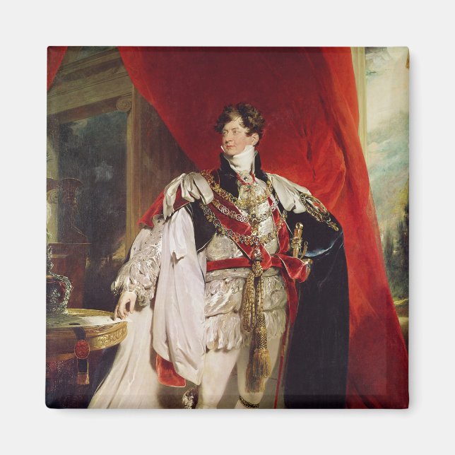 Prince Regent, senare George IV Magnet (Framsidan)