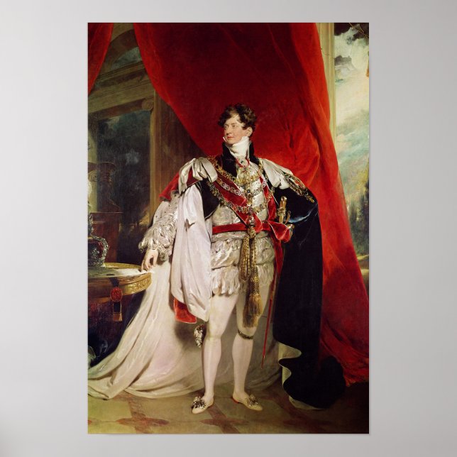 Prince Regent, senare George IV Poster (Framsidan)