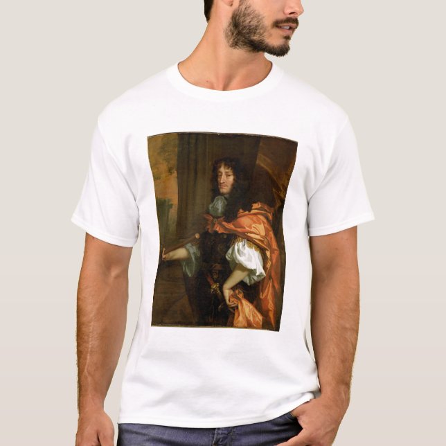 Prince Rupert (1619-82), c.1666-71 (olja på Tee Shirt (Framsida)