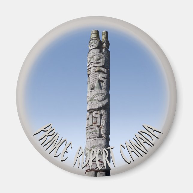 Prince Rupert Magnet Personlig BC Souvenirs (Framsidan)