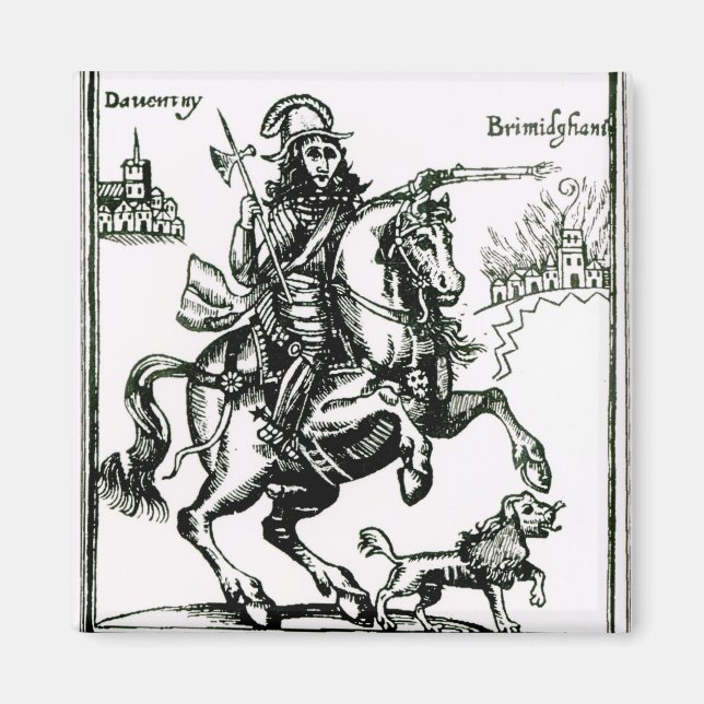 Prince Rupert on Horseback Magnet (Framsidan)