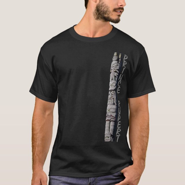 Prince Rupert T-shirt Native Totem Shirt Anpassnin (Framsida)