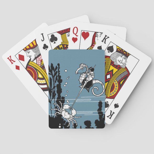 Prince & seahorsen casinokort (Baksidan)