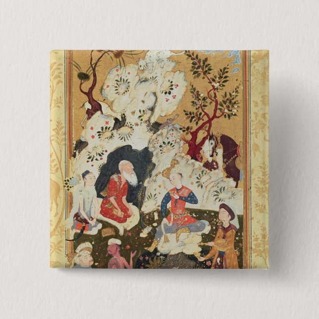Prince som besöker en asket knapp (Framsida)