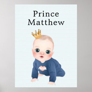 Prince Tecknade figurer Pojke Poster