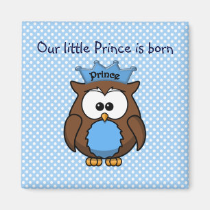 Prince uggla magnet