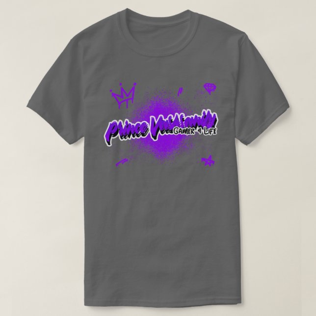 Prince Vashsanity Gamer 4 Life T Shirt (Design framsida)