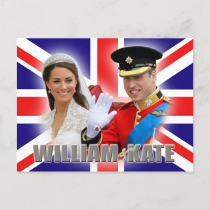 Prince William & Catherine Postcard Vykort