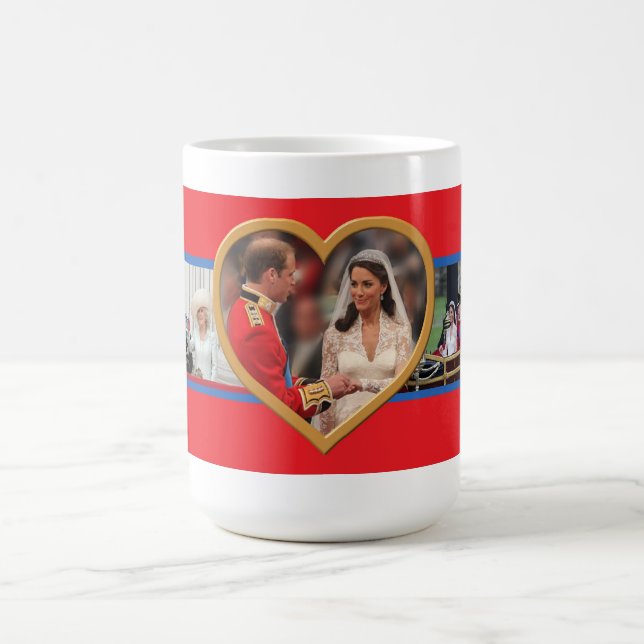 Prince William & Kate Kaffemugg (Center)