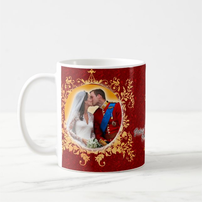 Prince William & Kate kyssmugg Kaffemugg (Vänster)