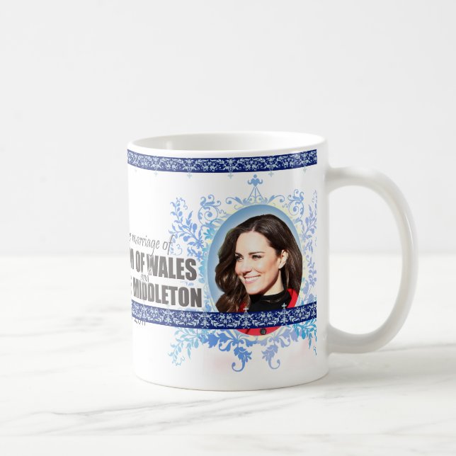 Prince William & Kate Middleton kunglig Kaffemugg (Höger)