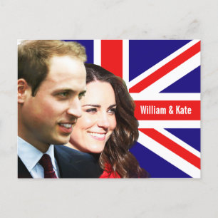 Prince William & Kate vykort