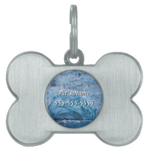 Prince William Ljud Glacier Pet Tag ID-bricka Husdjur