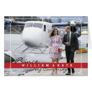 Prince William och Catherine Hälsningskort