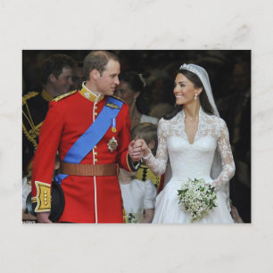Prince William och Kate Middleton's bröllop Vykort