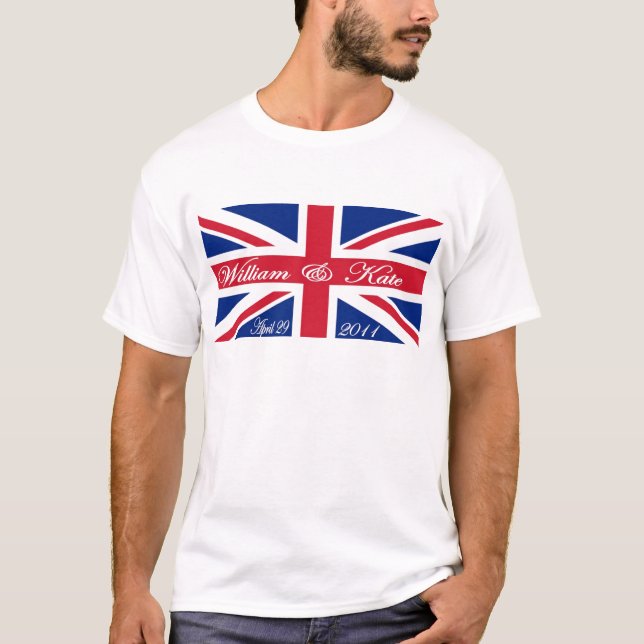 Prince William och Kate Tee Shirt (Framsida)