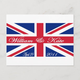 Prince William och Kate Vykort
