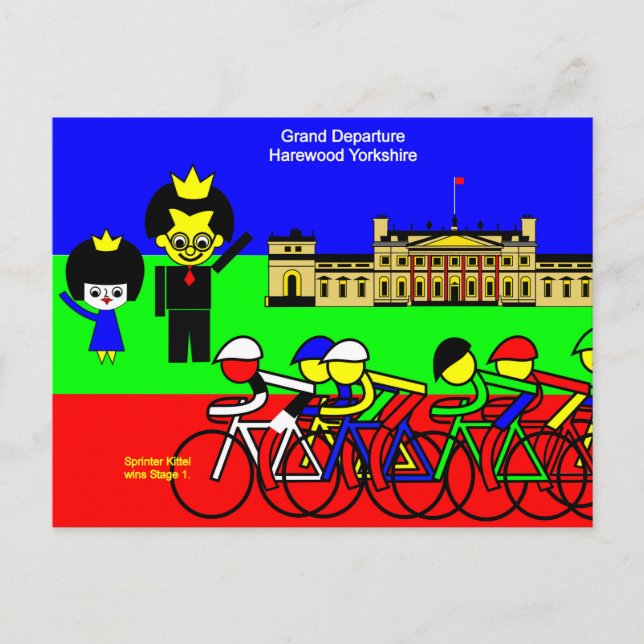 Prince William startar Steg 1 Vykort (Framsida)