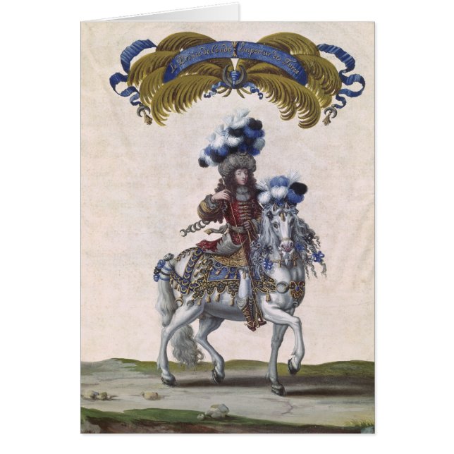 Princen av Conde Hälsningskort (Framsidan)