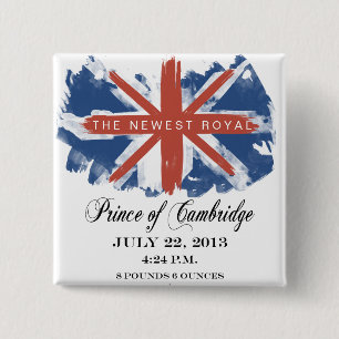 Princen av den Cambridge souvenir knäppas Knapp