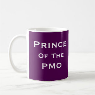 Princen av PMO-manen projekterar rolig smeknamn Kaffemugg