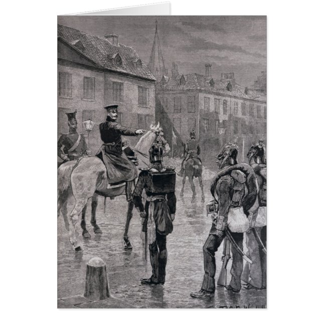 Princen av Prussia Hälsningskort (Framsidan)