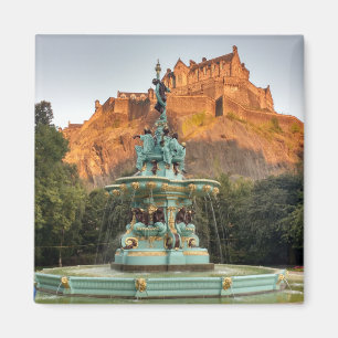 Princes Gata Arbeta i trädgården för Edinburgh Magnet