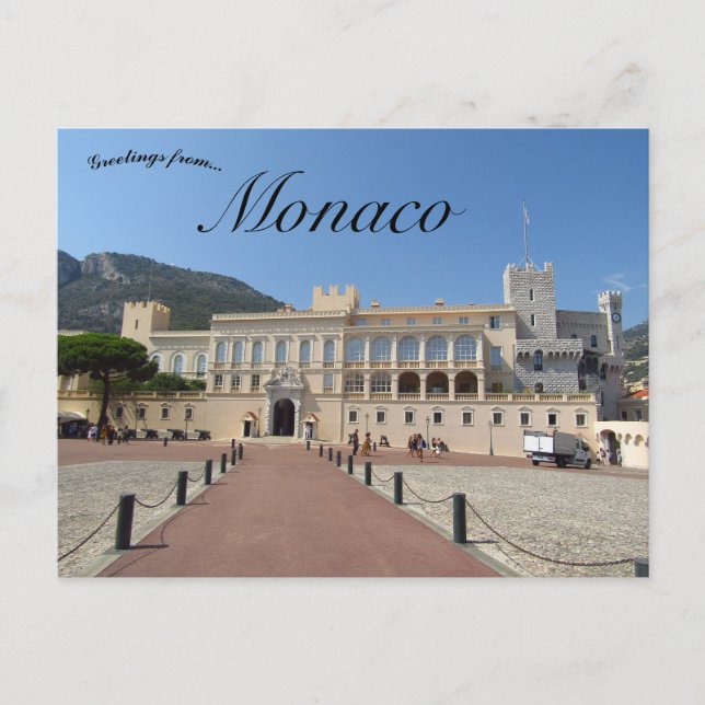 Princes Palace of Monaco Vykort (Framsida)