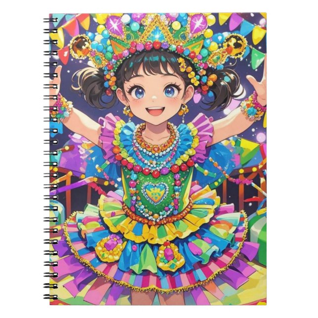 Princesa do carnaval  anteckningsbok (Framsidan)