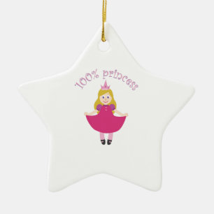 Princess 100% julgransprydnad keramik
