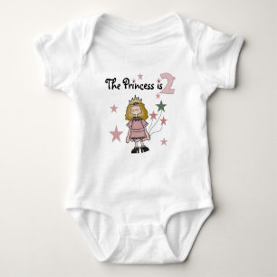 Princess 2:a födelsedag Tshirts och presenter