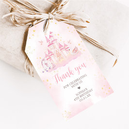 Princess 4e födelsedagen Party Favor Märkres Presentetikett