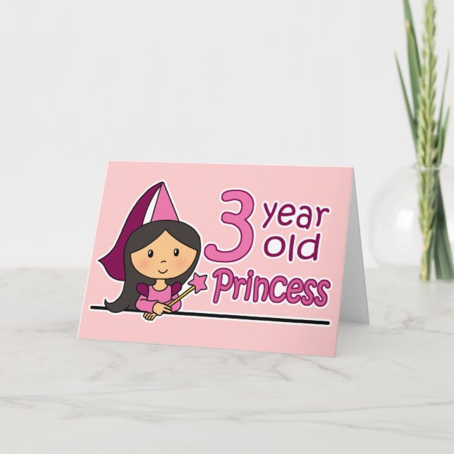 Princess Age 3 Kort (Framsida)