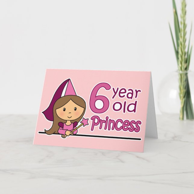 Princess Age 6 Kort (Framsida)