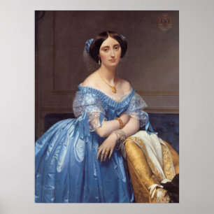Princess Albert de Broglie Poster